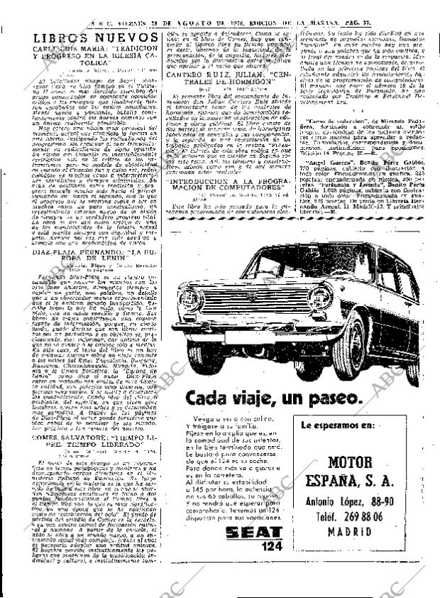 ABC MADRID 28-08-1970 página 37