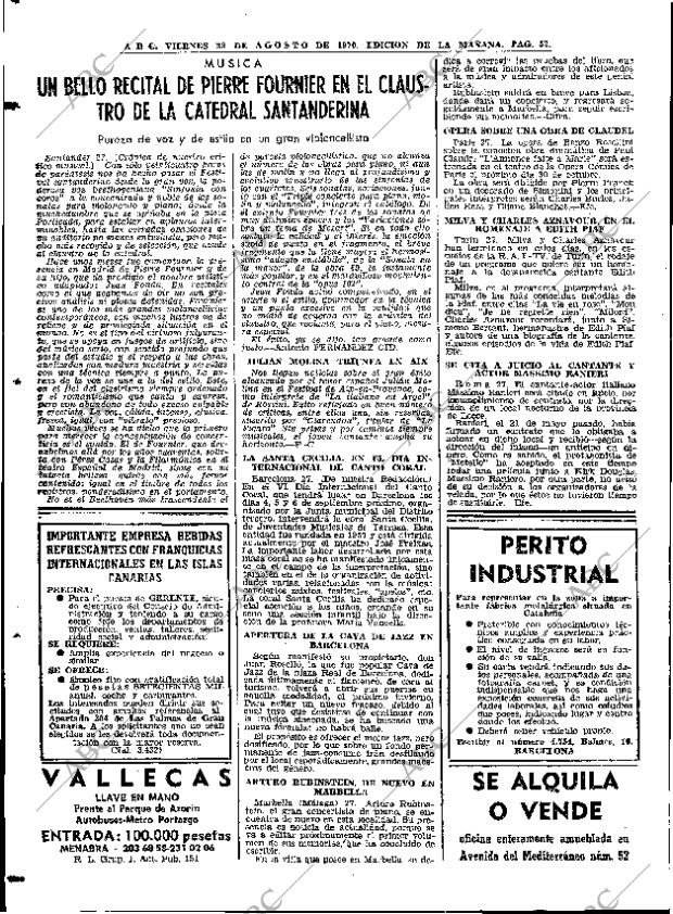 ABC MADRID 28-08-1970 página 52