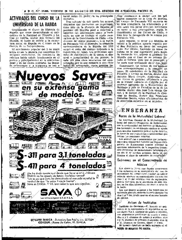 ABC SEVILLA 28-08-1970 página 37