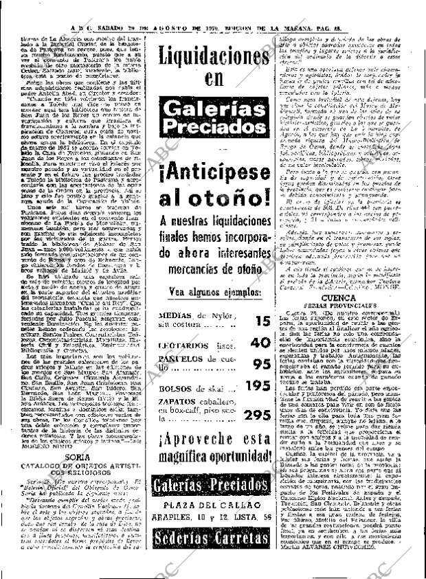 ABC MADRID 29-08-1970 página 28