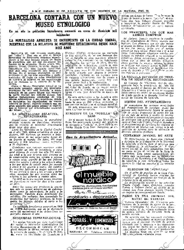 ABC MADRID 29-08-1970 página 32