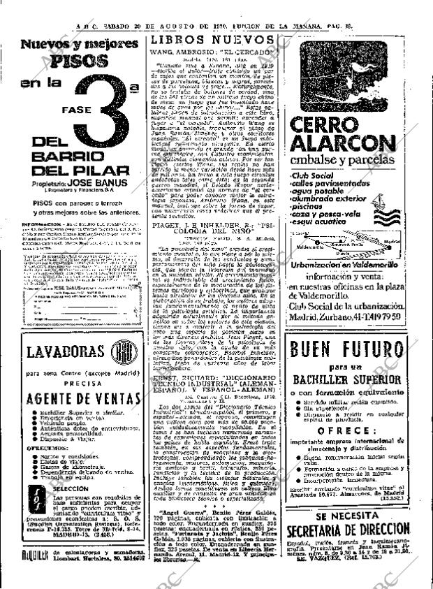 ABC MADRID 29-08-1970 página 38