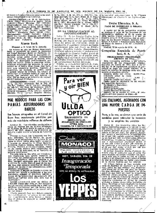 ABC MADRID 29-08-1970 página 46