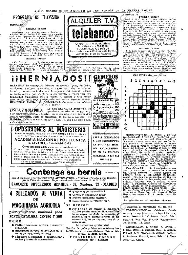 ABC MADRID 29-08-1970 página 57