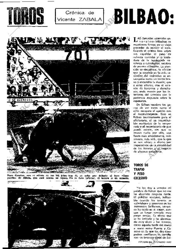 BLANCO Y NEGRO MADRID 29-08-1970 página 62