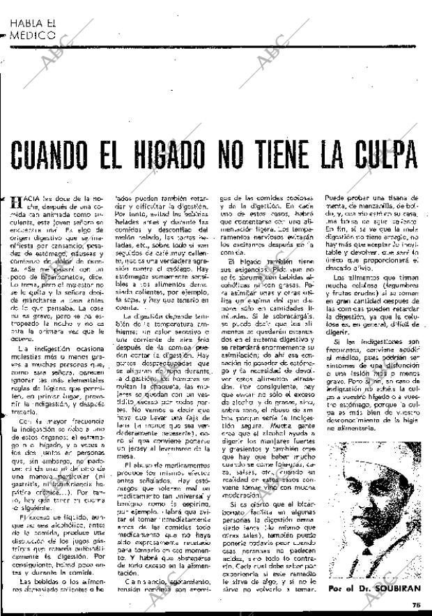 BLANCO Y NEGRO MADRID 29-08-1970 página 75