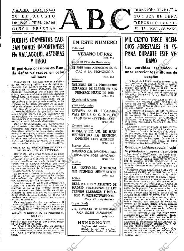 ABC MADRID 30-08-1970 página 13
