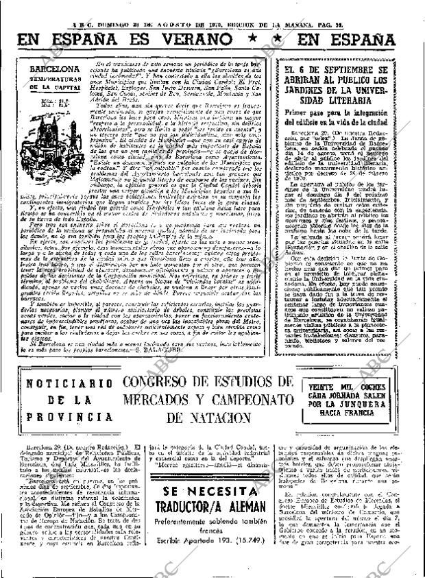 ABC MADRID 30-08-1970 página 30