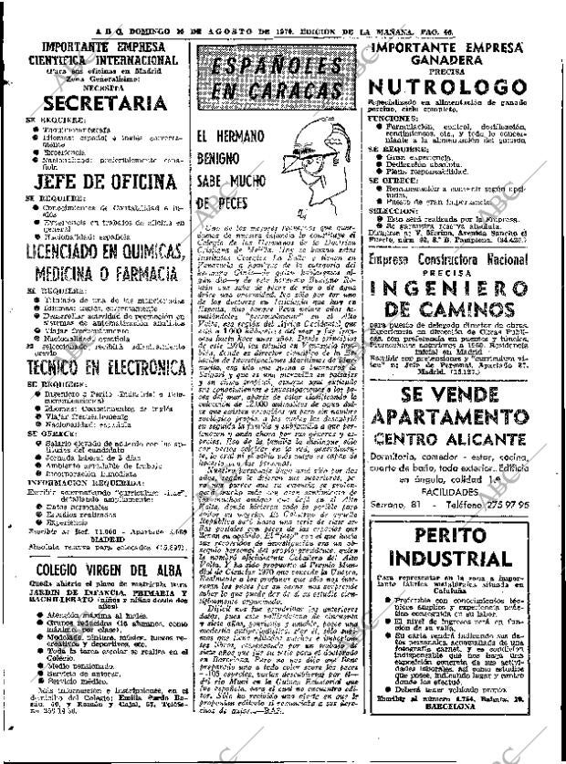 ABC MADRID 30-08-1970 página 46