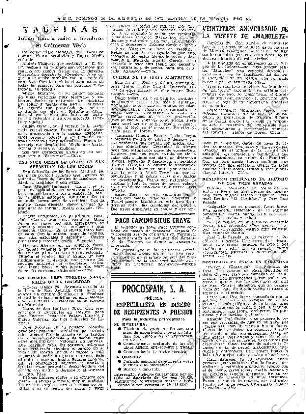 ABC MADRID 30-08-1970 página 54