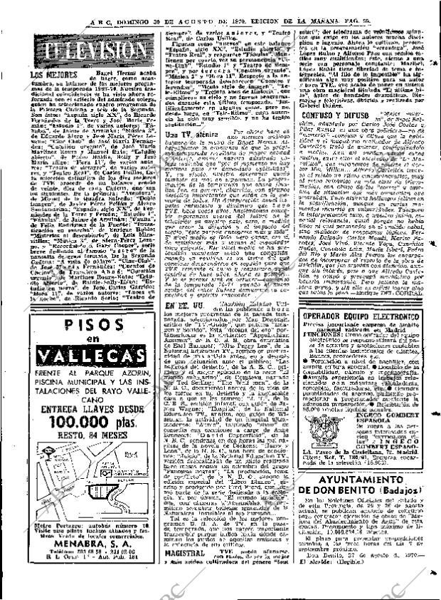 ABC MADRID 30-08-1970 página 55