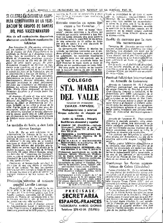 ABC MADRID 01-09-1970 página 26