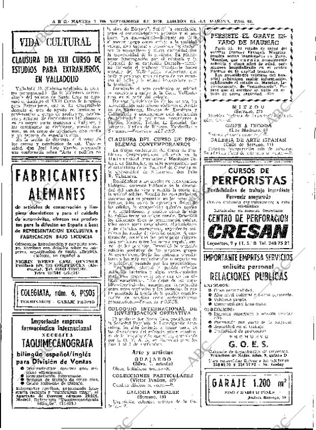 ABC MADRID 01-09-1970 página 40