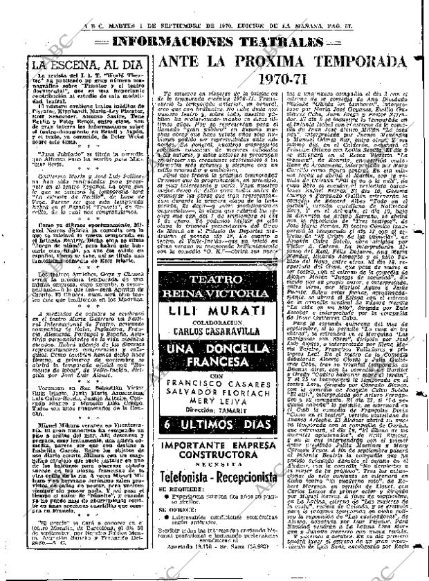 ABC MADRID 01-09-1970 página 57