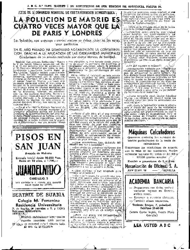 ABC SEVILLA 01-09-1970 página 27