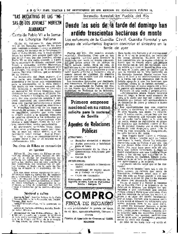 ABC SEVILLA 01-09-1970 página 35