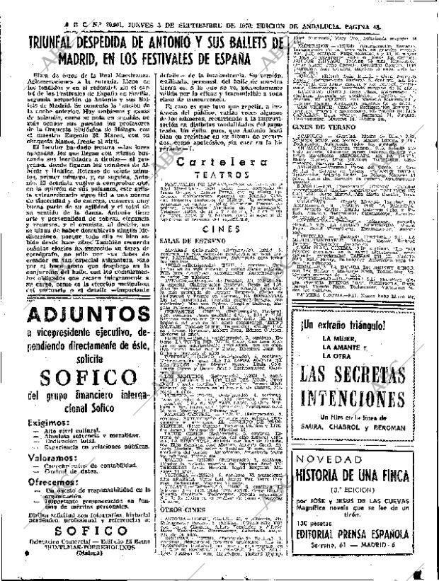 ABC SEVILLA 03-09-1970 página 48