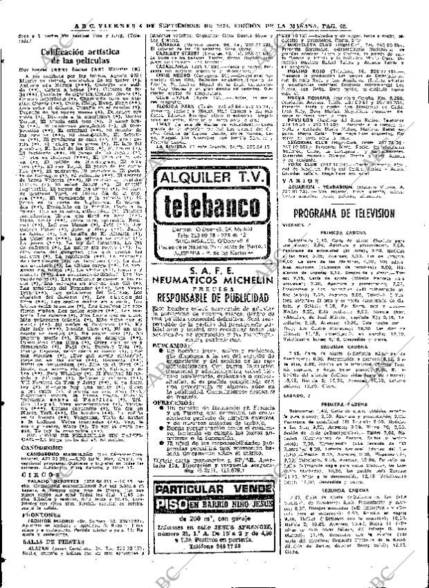 ABC MADRID 04-09-1970 página 62