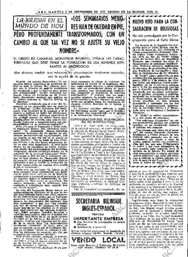 ABC MADRID 08-09-1970 página 25