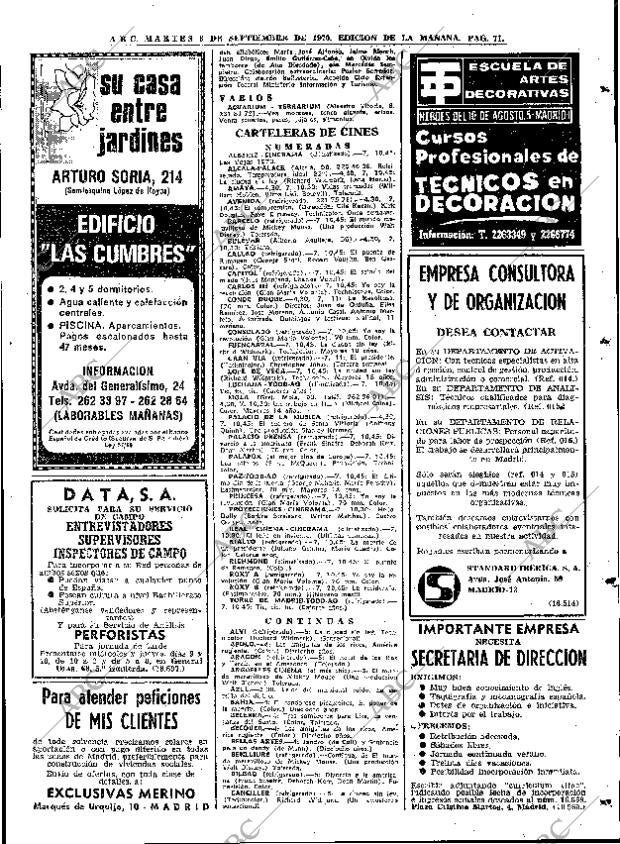 ABC MADRID 08-09-1970 página 71