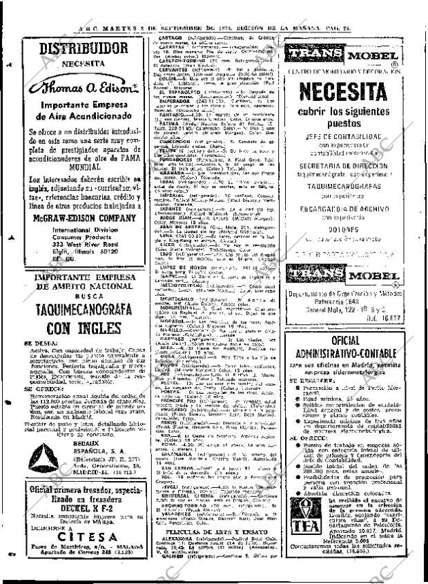ABC MADRID 08-09-1970 página 72