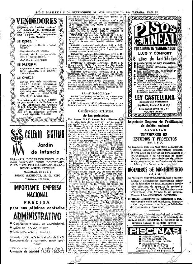 ABC MADRID 08-09-1970 página 73