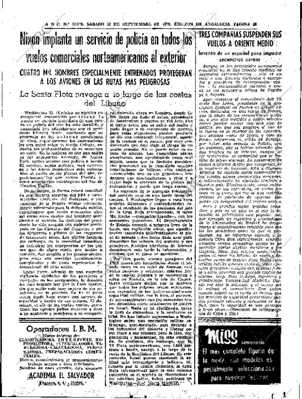 ABC SEVILLA 12-09-1970 página 33