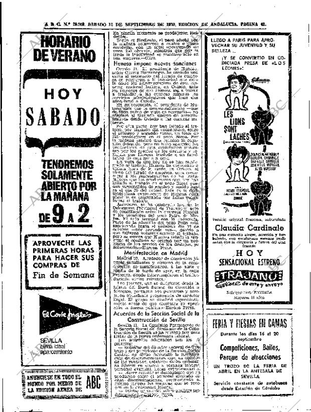 ABC SEVILLA 12-09-1970 página 42