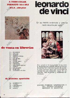 BLANCO Y NEGRO MADRID 12-09-1970 página 74