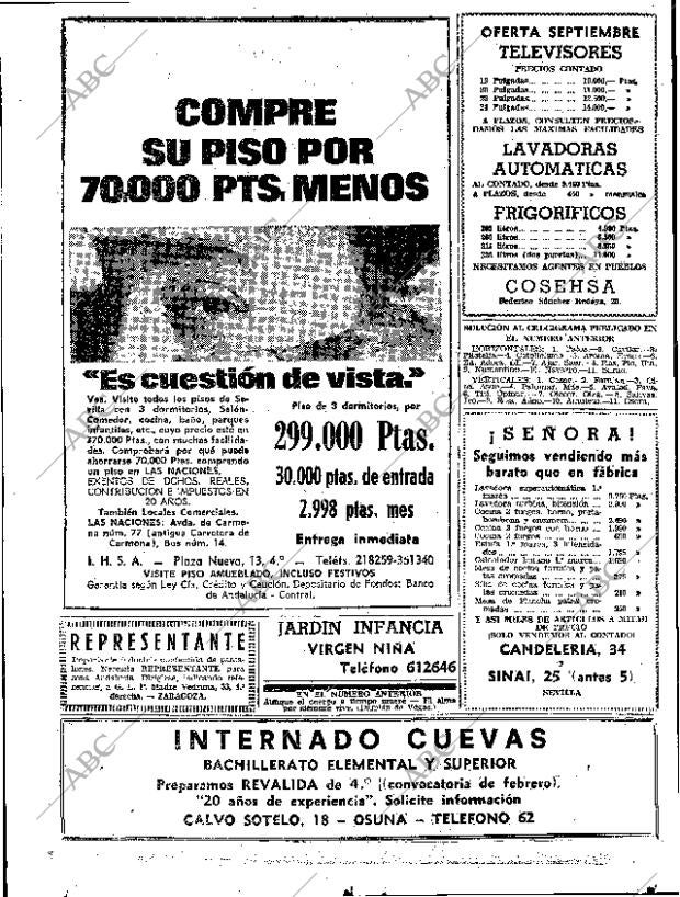 ABC SEVILLA 13-09-1970 página 52