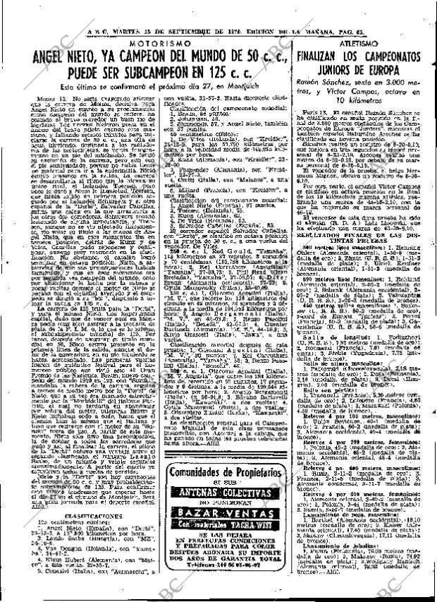 ABC MADRID 15-09-1970 página 63