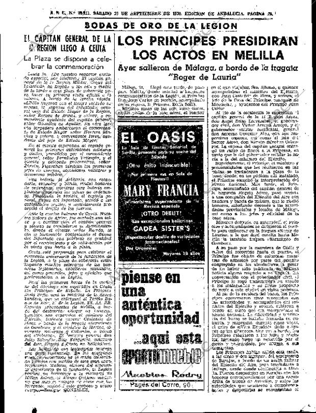 ABC SEVILLA 19-09-1970 página 25