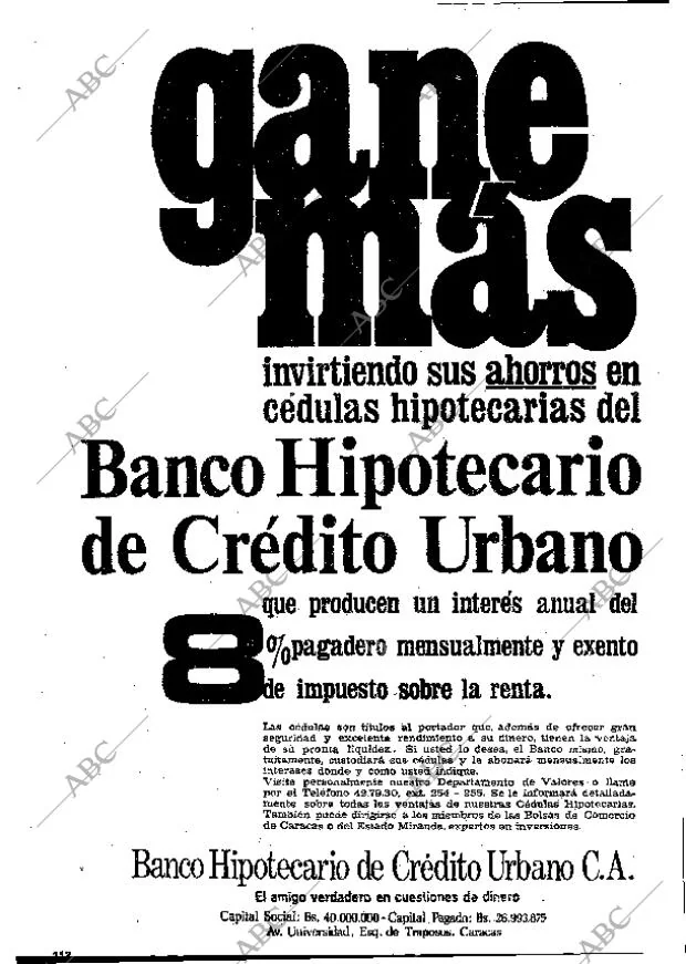 BLANCO Y NEGRO MADRID 19-09-1970 página 112