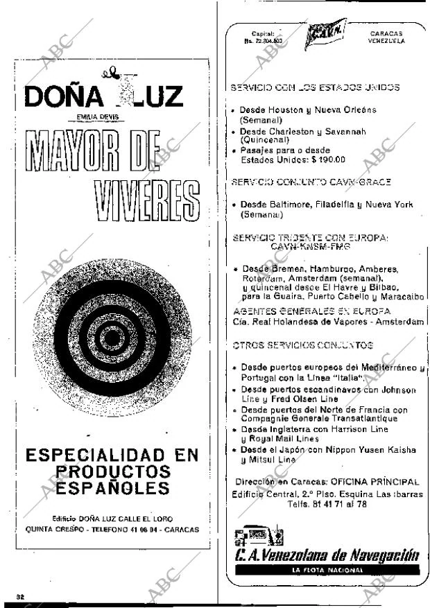 BLANCO Y NEGRO MADRID 19-09-1970 página 32