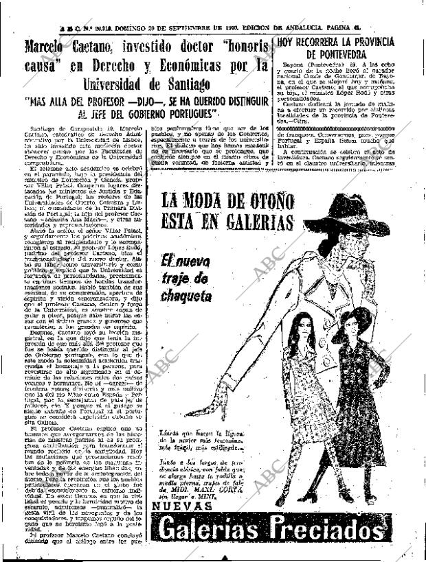 ABC SEVILLA 20-09-1970 página 33