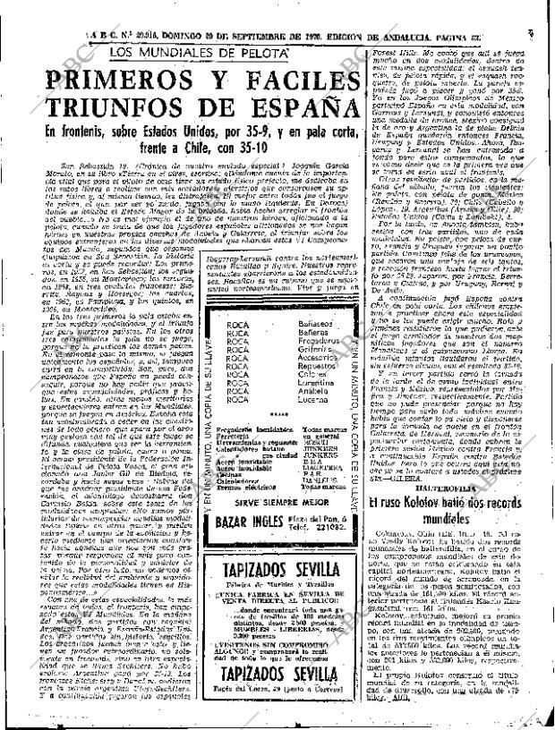 ABC SEVILLA 20-09-1970 página 55