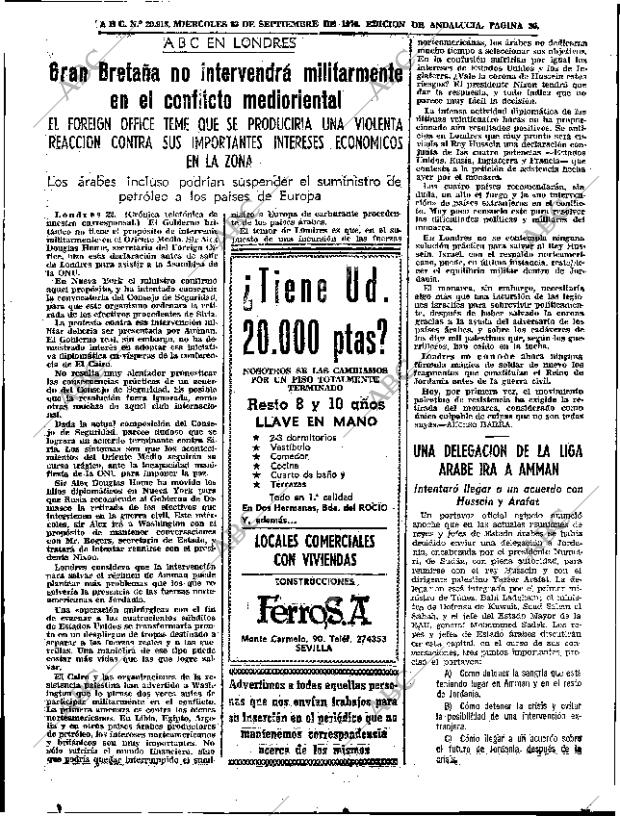 ABC SEVILLA 23-09-1970 página 36