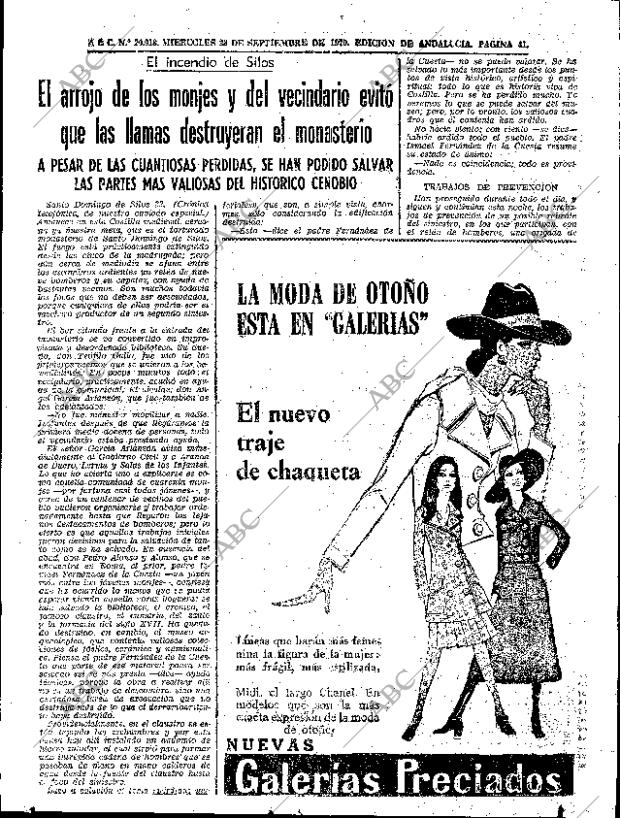 ABC SEVILLA 23-09-1970 página 41