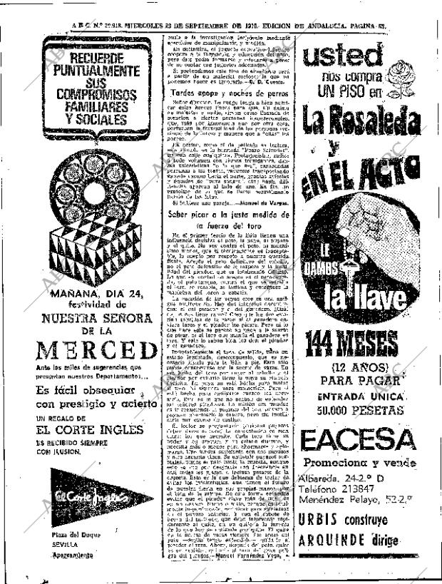 ABC SEVILLA 23-09-1970 página 52