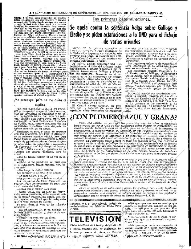 ABC SEVILLA 23-09-1970 página 62