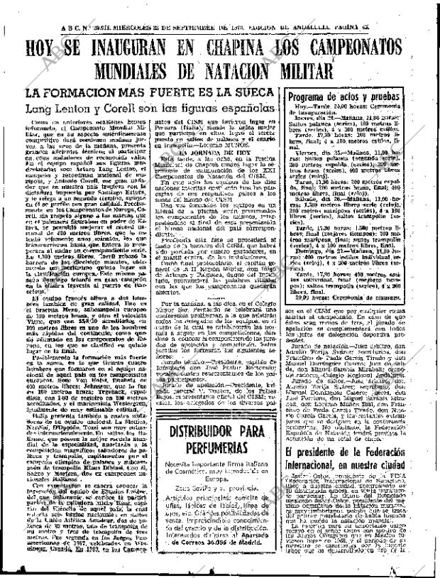 ABC SEVILLA 23-09-1970 página 65