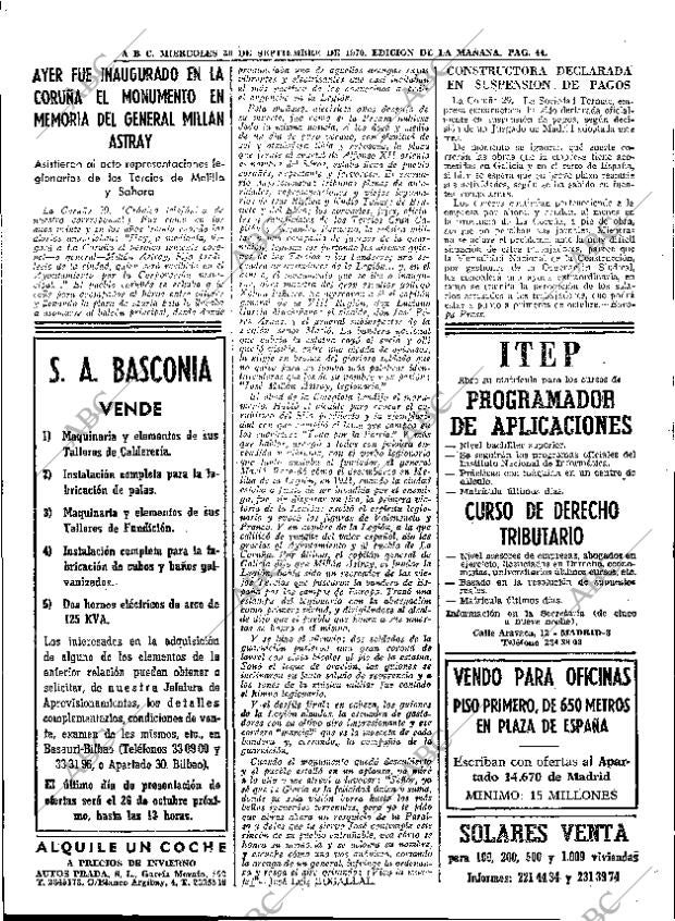 ABC MADRID 30-09-1970 página 44