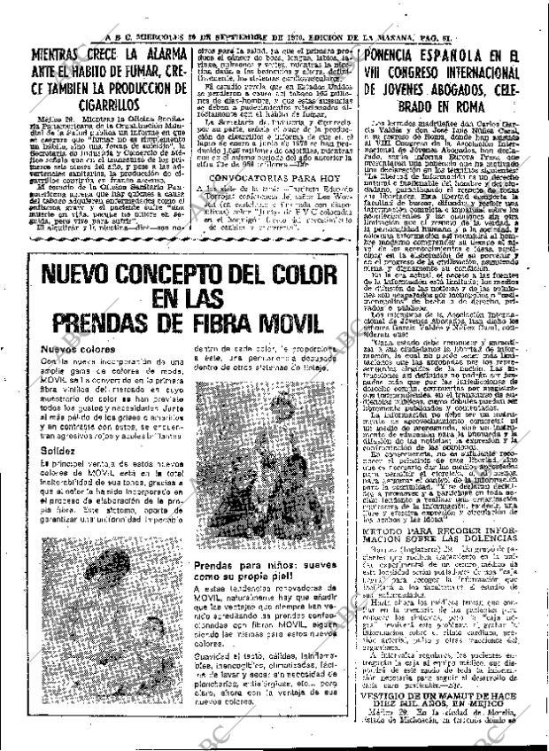 ABC MADRID 30-09-1970 página 61