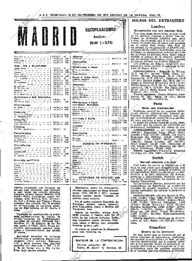 ABC MADRID 30-09-1970 página 67