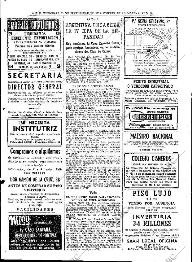 ABC MADRID 30-09-1970 página 74