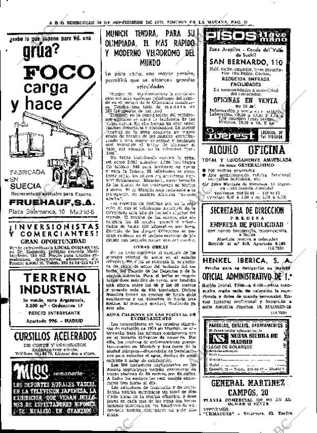 ABC MADRID 30-09-1970 página 78