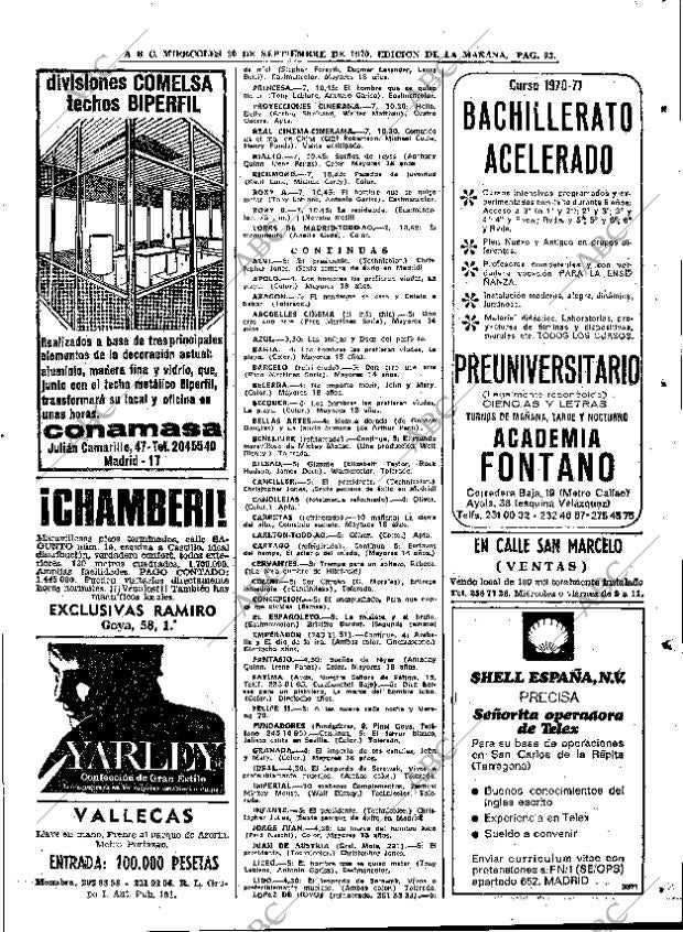 ABC MADRID 30-09-1970 página 93