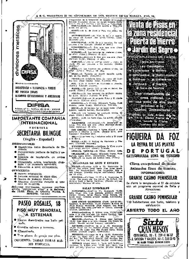 ABC MADRID 30-09-1970 página 94