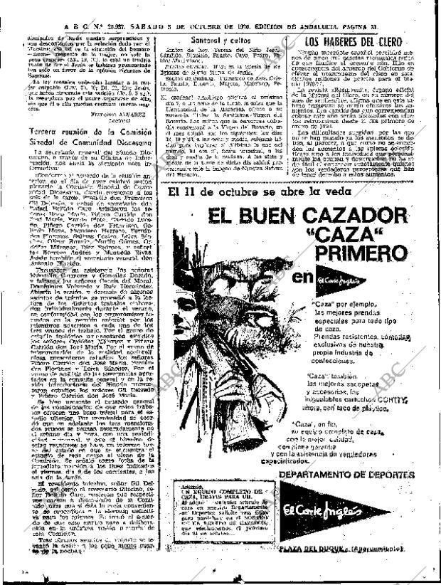 ABC SEVILLA 03-10-1970 página 31