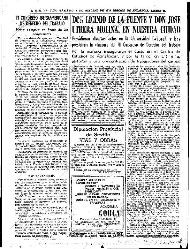 ABC SEVILLA 03-10-1970 página 41
